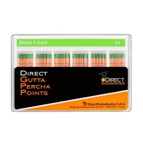 Direct X Gold Minimally Invasive Gutta Percha